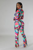 Multi Print Two Piece Set