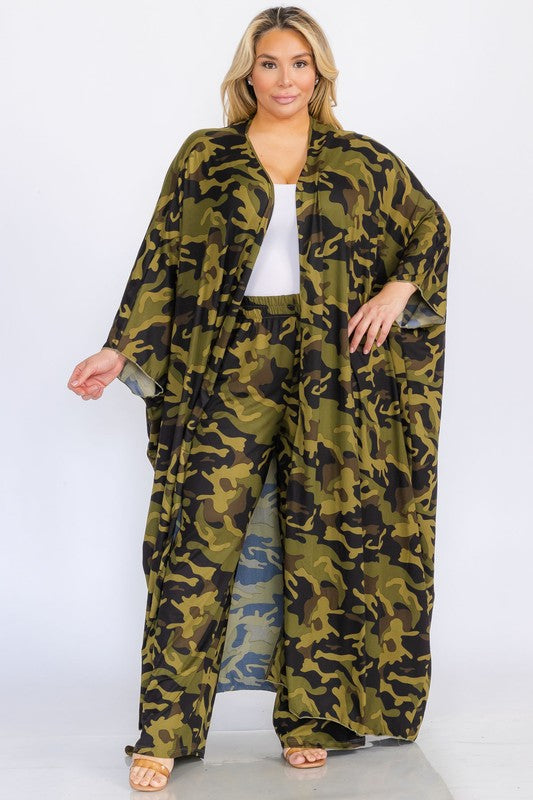 Camo Two Piece Pant Set