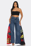 All Patched Up Wide Leg Jeans