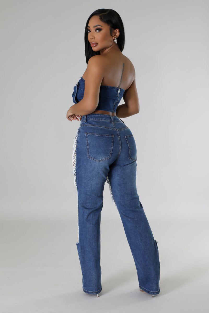 Denim and Pearls Jeans