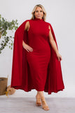 Red Cape Dress