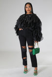 Black Tulle Top