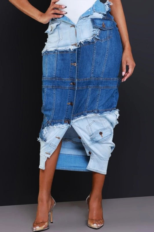 Not Your Average Denim Skirt