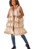 Gold Puffer Vest