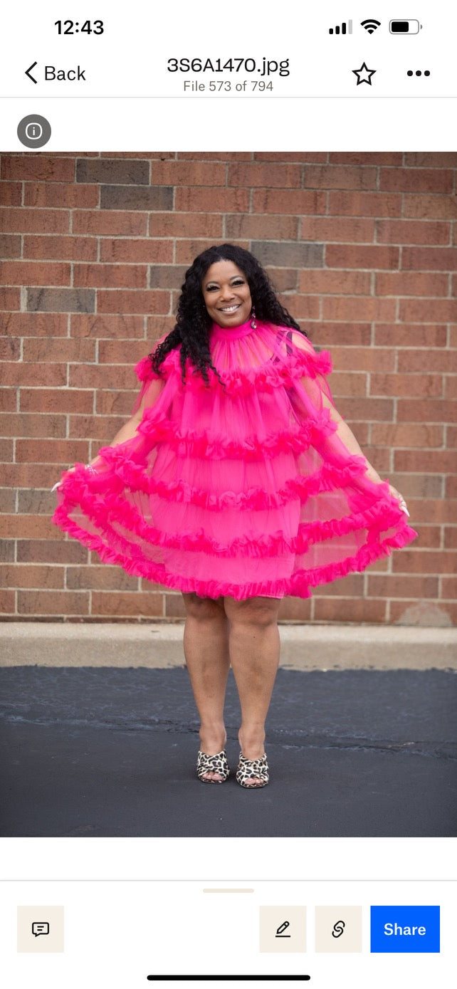 Pink Tulle Dress