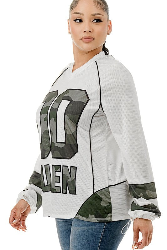 Camo Queen Top