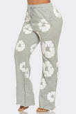 Grey Flower Jogger Pant Two