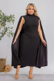 Black Cape Dress