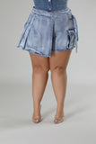 Denim Skort