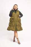 Olive Puffer Vest