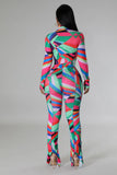 Multi Print Two Piece Set