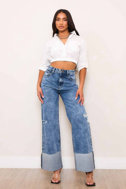 Vintage Cuff Jeans