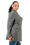 Pinstripe Patchwork Grey Suit